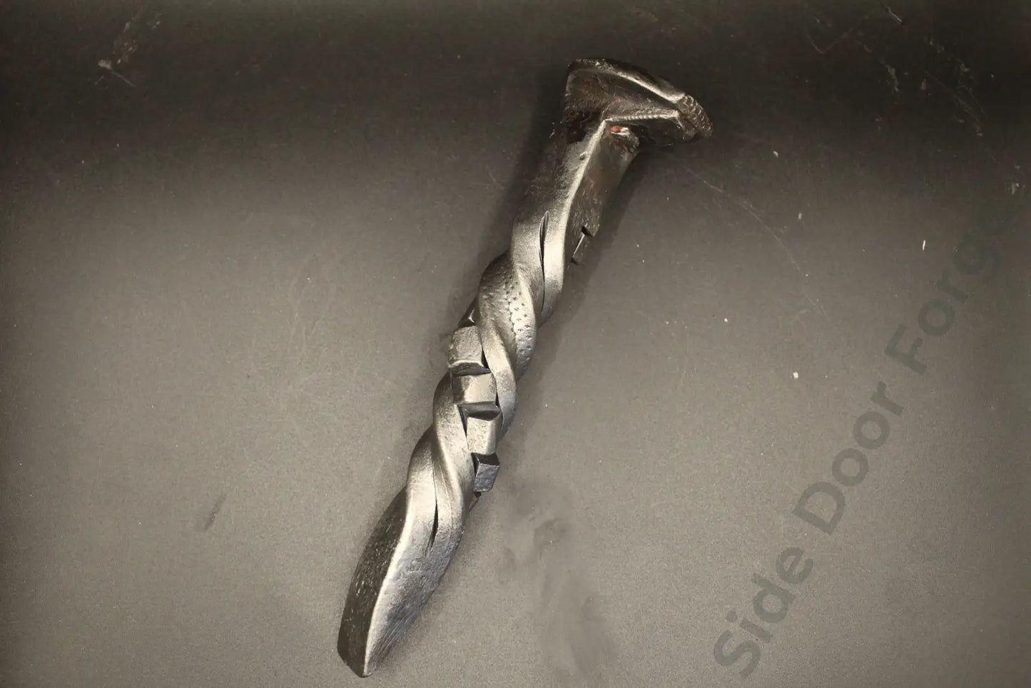 Railroad Spikes Grey / 1 Sided