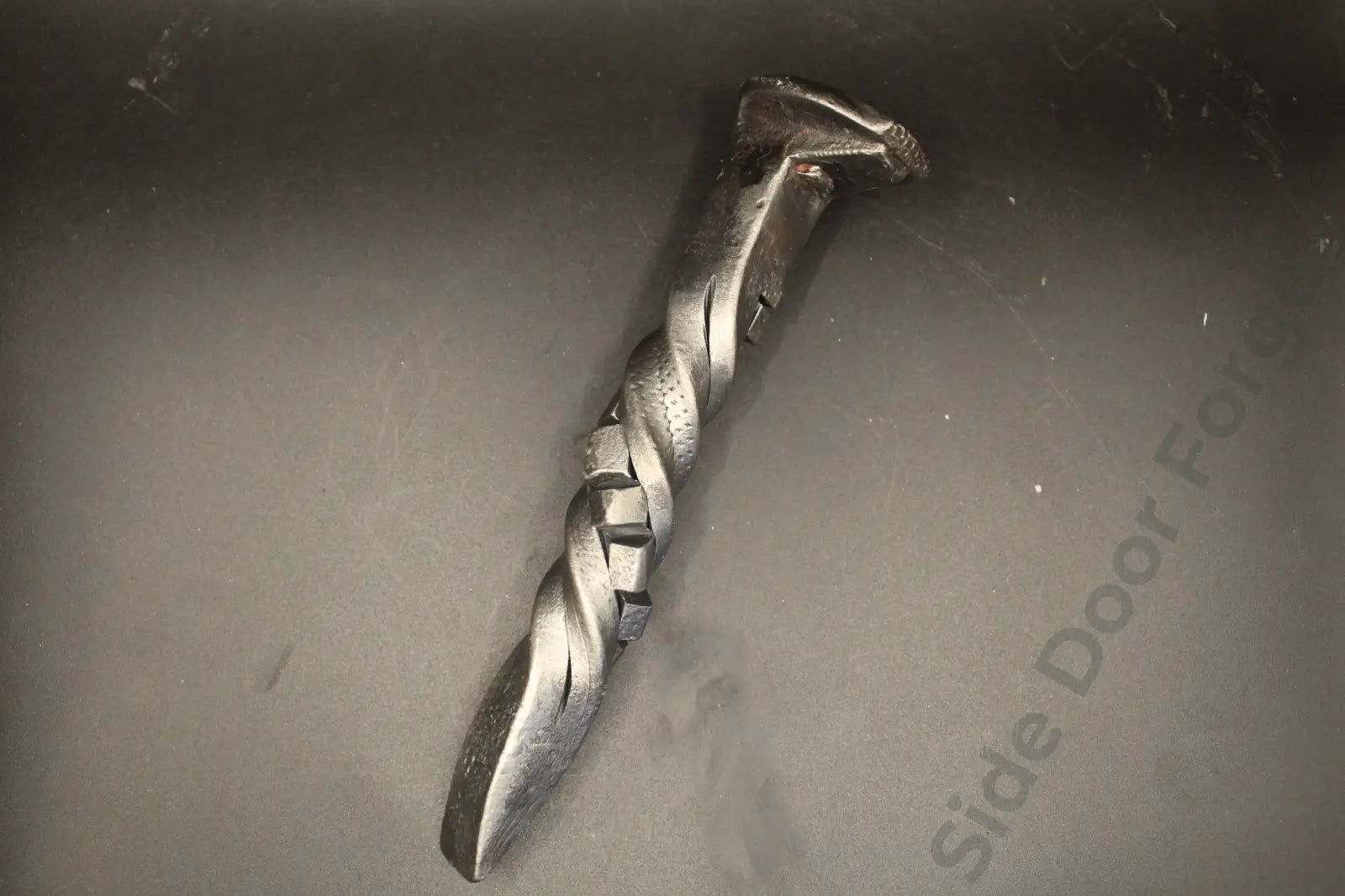 Railroad Spikes Grey / 1 Sided